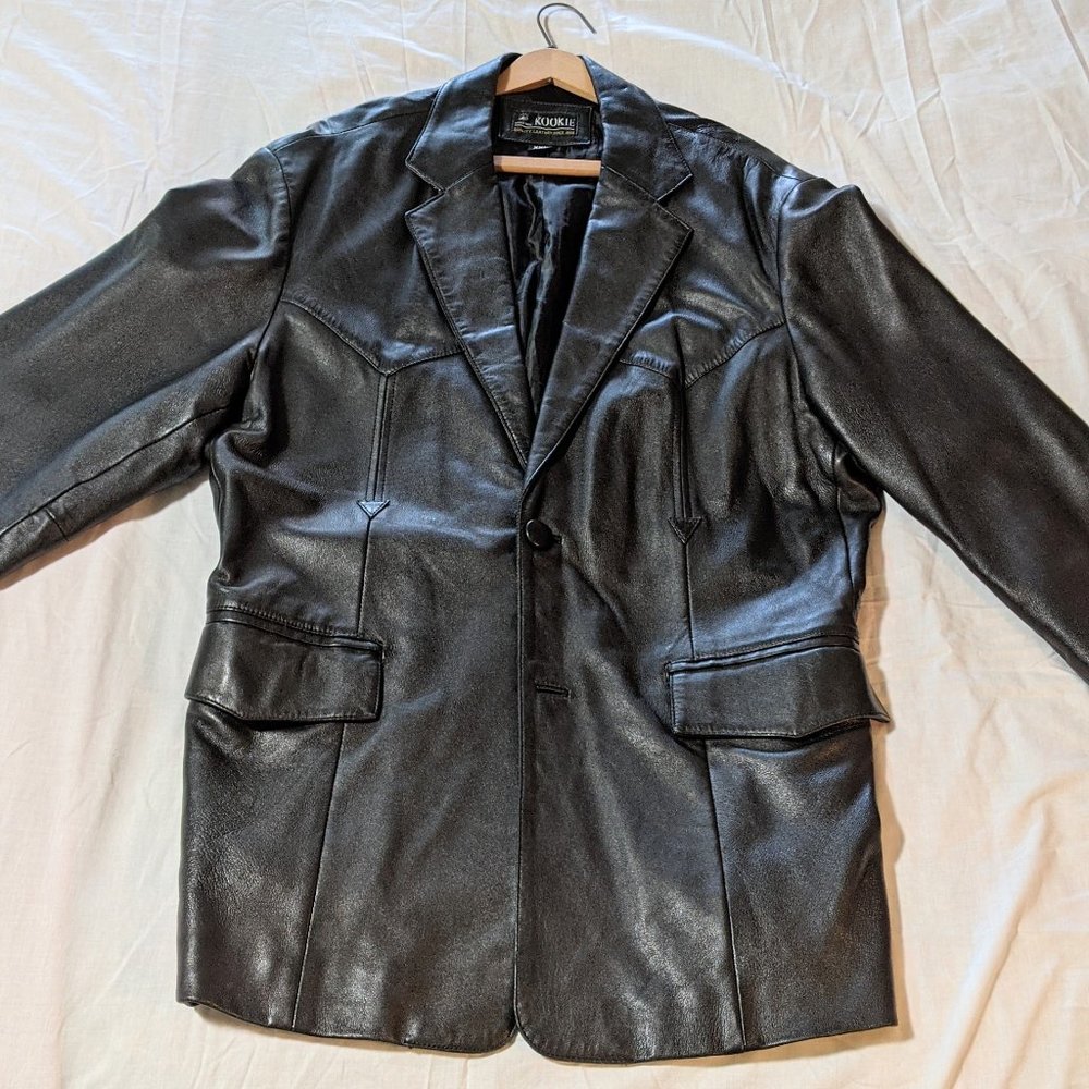 Kookie leather jacket, size XXL